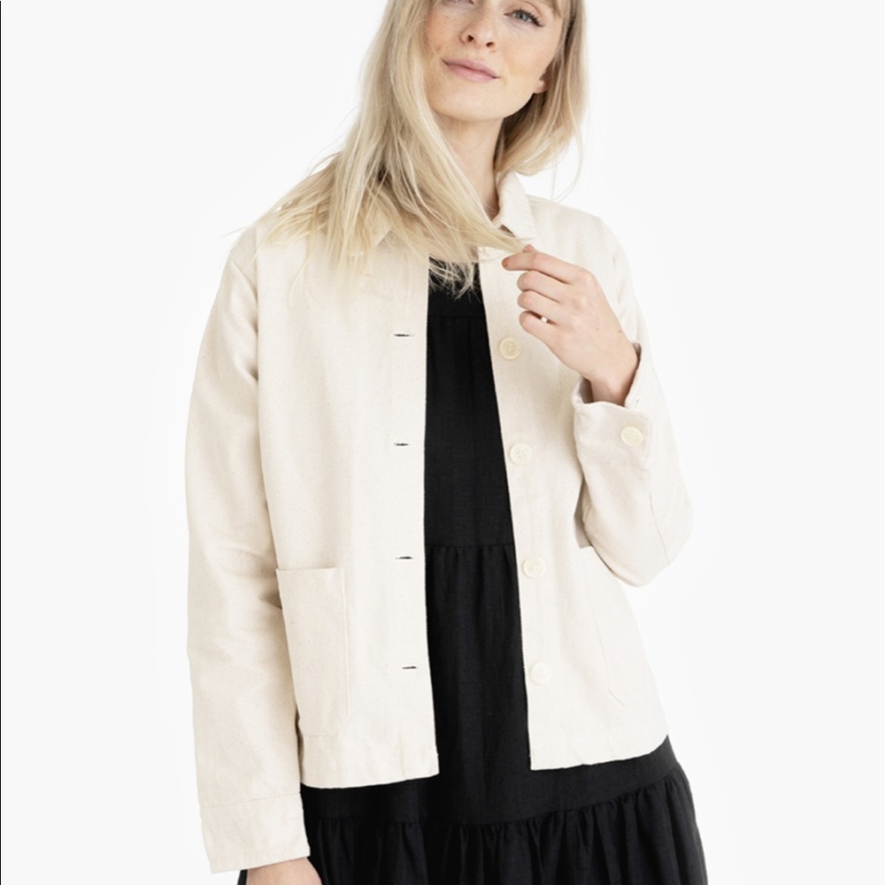 Tribe Alive Chore Jacket Bone xs